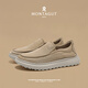 Montagut (Montagut) Français Old Pékin Chaussures Chaussures pour hommes Saloux Soft Sole Sole et chaussures décontractées Chaussures en toile pour hommes Khaki - Tissu de tissu respirant 39 (taille de chaussure en cuir) = Chaussures de sport Taille 40