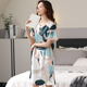 Yalu Modal Nightgown pour femmes à manches courtes minces d'été 2025 Nouvelle robe pyjamas Mère d'été