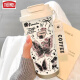 Thermos Simple Butterfly Thermos (Thermos) Acero inoxidable Portable Doble Café Café 2025 nueva taza de agua de paja para mujeres BW1047 Silver Butterfly + Lanyard Ceramic Inter