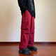 Pantalon de travail multicolore violet