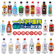 Martin Bucks Buffet Basis Weinset kleiner Flaschen Convenience Store Alkohol Whisky Wodka kleine Flasche leicht betrunkenes Feen leicht betrunkenes Spiel [50 ml*6 Stück]