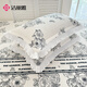 Jieliya Hepburn style tatami special bed cover for four seasons universal pure cotton cotton kang single large size kang cover kang mat with skirt K695 [pure cotton fabric - universal four seasons] 320cm*200cm + sag 30cm single piece