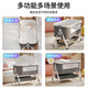 Crib Movable Cradle Bett tragbares Zwei-in-Eins-faltbare Multifunktions-BB-Bett Neugeborene Spleißbett Aluminiumlegierung mu yuyun grau 丨 Dream Chase Model [Speicher