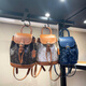 Coach (Coach) American Coach Women's Bag Harper18 Rucksack 25 Kutschen Druck Frauen Draw String Backpack Computerbag Xiang Bule
