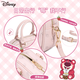 迪士尼（Disney）草莓熊系列甜美气质粉色小众手提包时尚潮流可爱 白色【20.5x12x14.5】
