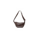 Meiyang (Meiyang) Grand sac à bandoulière à cire d'huile, motif de capture de main simple et polyvalente, sac de sangle diagonal de grande capacité, couleur brune, taille unique