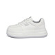 Kangnai spring girls' temperament white shoes, versatile casual 2025 new heightening and velvet sports sneakers 7051 Mi Xing 34