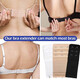 Underwear extension button elastic elastic bra adjustment lengthen underwear back button bra extension button three rows three button 8Pcs pearl bag