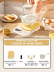 Yusenyi Modern Housewife Scale Panda Household Electronic Scale Food Small Baking Gram Scale Kitchen Mototo Accurate Electronic Scale Panda Baking Tools Three-piece Set Battery Electronic Scale-Glass Bowl-Four Sieve