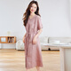 Egeangy Light Luxury Brand Kleid für Frauen 2025 Sommer neuer Stil Slim Taille Design Vielseitiger Rock hellrosa m