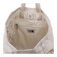 La couleur solide de North Face Bonney, le cordon de crampon simple et polyvalent ouvre et fermer le sac à dos en nylon pour les femmes crème crème