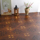 Shantoulin Village 2025 New Middle-aged Art Porcelain Laminate Wood Flooring Retro Black Walnut Color Home Environmental Protection Agency 956 China Knot 9902 1
