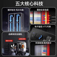 Zhigao Display Cabinet Refrigerated Large Capacity Beverage Cabinet Freezer Commercial Fresh Cabinet Supermarket Glass Door Refrigerator Vertical Beer Cabinet Large Double Door Lower 698L [Direct Cooling Energy Saving] First-level Energy Saving 30%