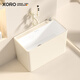 
JPHZNBXORO mop pool balcony household new style ceramic mop pool cream style rectangular pool mop pool 1049 cream white + no faucet