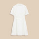 Robe de chemise IEF / Aiyifu 2025 Été Nouveau tempérament de trajet populaire Fashion Slim Fit White 1 M