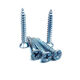 Bingyu blue zinc countersunk head self-tapping screw flat head cross screw wooden tooth screw M3M4M5M6 M41425Jin [Jin equals 0.5 kg] about 12250