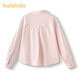 Bala Balaone Girls Shirt Children's Long Sleeve 2025 New Autumn Top Brushed Plaid Jacket Trendy Red Tone 00366 165