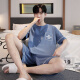 Los pantalones cortos de manga corta de verano de Pajamas de Xuanzhu para adolescentes pueden usar ropa de ropa casera simple Z679 L [recomendado 100-130 Jin [Jin iguala 0.5 kg] desgaste]