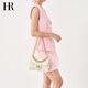 HR Helena Bag Women's Bag Fashionable and Versatile Diamond Chain Bag Women's Armpit Top Layer Cowhide One-Shoulder Crossbody Women's Bag