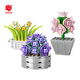 
Shantoulin Village plant building blocks and flowers cute small ornaments DIY assembly toy wholesale XJ-10975(F) Ji Shanhu