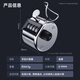 Tinghui contador manual Puntos mecánicos Robot Tiempo de flujo humano Contador de flujo del pasajero de cuatro dígitos Silver Silver