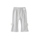 Bobu baby pants autumn 2025 new fashionable baby girl casual pants spring and autumn children's outer wear versatile leggings autumn [Grey] 712 80