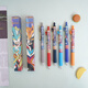 
UHFQ Ultraman's new blind box pen creative cartoon cool Japanese anime peripheral stationery press neutral pen quick dry black X-6227 Jiykawa blind box pen random 6 0.5mm 0.5mm x single
