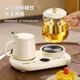 Chigo Health Pot Mini Household Fully Automatic Constant Temperature Tea Making Teapot Glass Kettle Boils Water and Stews All-in-One Small Health Pot Fully Automatic Constant Temperature Tea Maker Gift Box 0.8L Pot + 400 Cups + 304 Filter
