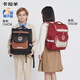 Kara Sheep Primary School Schultasche 1-4 Jahre Schulden Reduktion Rucksack für Männer und Frauen Kinder Rucksack großer Kapazität Rucksack Lavendel lila 18L