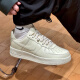 耐克（NIKE）AirForce1LowAF1空军一号米色低帮板鞋DM0211-101官方正品 小麦色FZ7372-200 现货 38.5