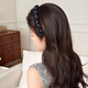 Xiangwan headband women's winding fabric headband temperament high-end toothed anti-slip pressure hair hoop headband hair accessories gift