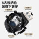 
Huili travel bag men's wet and dry separation large capacity crossbody swimming sports gym bag water-proof single-shoulder hand luggage bag black [independent shoe warehouse + wet and dry separation]
