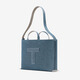 
Tujia TUPLUS Tujia Contour Series Portable Crossbody Dual-purpose Denim Pitot Pack Crossbody Bag New Style Washed Blue