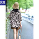 Romon (Romon) 2025 Summer New Leopard Print Shirt pour femmes Fashion Casual Sun Protection Shirt Top pour les femmes à la mode