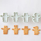 FL Japanese cotta Christmas cookie mold mini animal children's cookie baking cartoon cute tool COTTA hug animal cookie mold