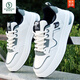 Woodpecker 2025 summer new shoes for men's white shoes Korean style shoes versatile anti-odor casual men's shoes sports breathable board shoes Songke-9910 white flagship model 40