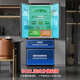Rongsheng 502-liter French multi-door four-door ultra-thin zero-embedded refrigerator household first-class energy efficiency air-cooled frost-free energy-saving large capacity national subsidy BCD-502WD2MPQ