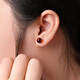 Dara natural blood amber earrings for women S925 silver amber earrings practical elders Chinese Valentine's Day gift for girlfriend and wife