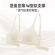 六只兔子小拢杯抗菌内衣女小胸聚拢凉感文胸舒适无压收副乳胸罩 纯色-冰绿色 L 75C/80AB