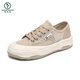 
Woodpecker 2025 summer new mesh white women's shoes thick-soled dad ins trendy and versatile summer breathable board shoes 9902 khaki 35