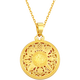 Gold Supreme (3DG Jewelery) Xu Kai's same style gold pendant Eight Treasures Compass 999 pure gold pendant without necklace birthday gift price 5D pure gold hard gold - gold weight 2.15 grams - PG38001625