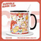 Sanqi Tiger Comic Peripheral Ceramic tasse tasse Tianlu Dit Dit Lapin Ye venti