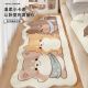 Alfombra de píxeles Maneta de caricatura de la cama sin cuidado frente a la cama Manta de mesa de café grande Mostilla espesada Mat de la cama Cat-14083 90cm*180cm