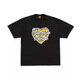 Lee Kids Japanische amerikanische trendige Marke Human Dragon Jahr Limited Kurzärmelige Männer Paar Sommer Cartoon Tier T-Shirt Frauen Top 3892 Black M