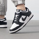 耐克（NIKE）官方男鞋25夏季新款运动鞋 DUNK LOW复古板鞋胶底低帮轻便休闲鞋 黑色白DD1391-100 42.5