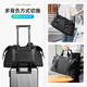 Marco Leiden Travel Bag Men's Large Capacity Business Travel Luggage Bag Sports Fitness Bag Handbag MR8066 Elite Black