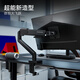 松能小小白T6G显示器支架T660吊装倒挂大承重电脑vesa快装支架机械臂引力架桌面无孔万向旋转伸缩增高 T690S-1B【最新升级】12KG大承重