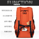 Albers motorcycle riding backpack helmet bag full-face helmet backpack water-repellent Xiaguang Orange-upgraded version enlarged