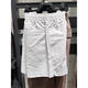 Nike (Nike) Jogging Pants Damenhosen Sommer Neues Freizeithosen gewebt schnell trocken locker und atmungsaktives Trainingshorts Fv6623-034 Leicht Silber M.