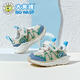 Humblee-Kinderschuhe für Jungen Kleinkinder im Frühling Neue Kinder weiche alleinige Schuhe für nicht rutschfeste Kinderfunktionsschuhe 2 Jahre alte Mikhaki (Sommer Single Net 3937) 22 _inner Länge 14,5_Sunitierbar für Fußlänge 13,5